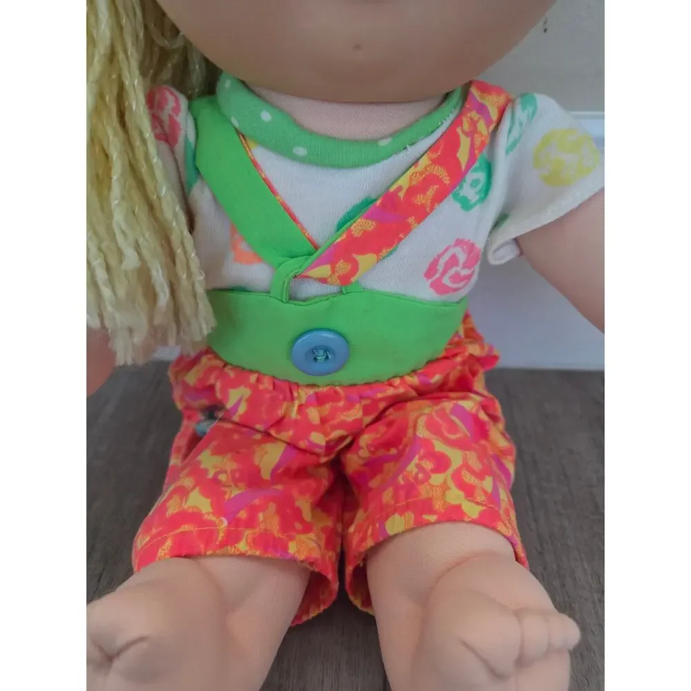 Vintage 1991 Cabbage Patch Kids CPK Kissin' Kids Doll Blonde Hair Hasbro‎ Toy